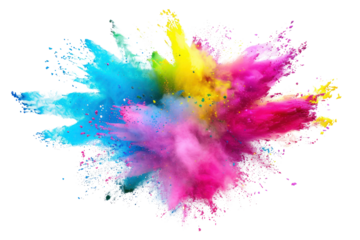 A swirl of vibrant pigments blending together, forming a mesmerizing vortex of color that draws the viewer in. ,Isolated on white background