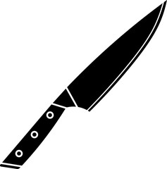 Chef's Knife Vector Illustration