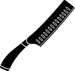 Nakiri Knife Vector Illustration