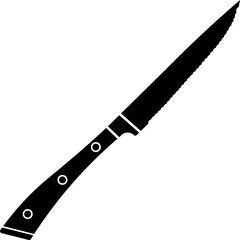 Steak Knife Vector Illustration