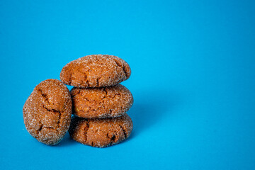 Warm Homemade Gingersnap Cookies celebration