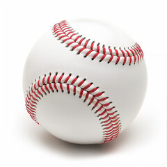 Baseball ball product photo on white background