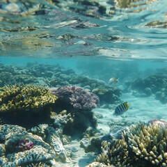 Obraz premium underwater, coral, sea, fish, reef, ocean, tropical, diving, water, nature, red, scuba, marine, blue, animal, deep, colorful, egypt, life, coral reef, aquatic, aquarium, soft coral, red sea, diver