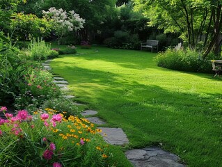 garden design ideas, maintenance, and lawn fertilizer 