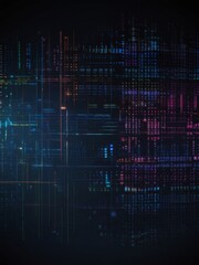 Obraz premium Digital Data Background for Tech