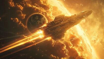 Exoplanet Exploration, Illustrate the search for habitable exoplanets beyond our solar system where extraterrestrial life might exist