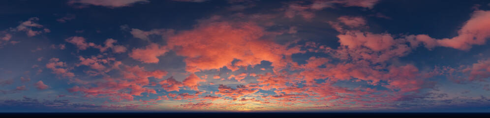 Colorful Cloudscape Background. 3d Rendering.