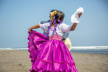 Young marinera dancers peruvian traditional dance Marinera dancers peruvian dance traditional Peru