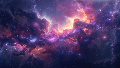 Fototapeta premium Cosmic Phenomena, Capture awe-inspiring phenomena occurring in the universe, such as supernovae, black holes, and gravitational waves