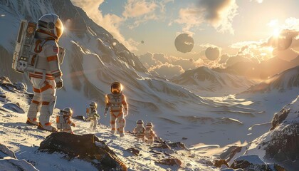 Space Expeditions for All Ages, Appeal to audiences of all ages with images of space adventures that capture the imagination