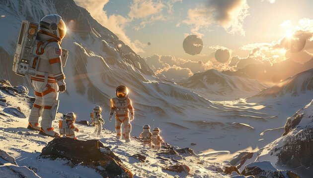 Space Expeditions for All Ages, Appeal to audiences of all ages with images of space adventures that capture the imagination