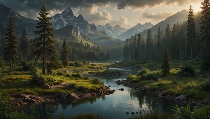  Nature and Environmental Awareness Beautiful and detailed depictions of untouched natural environments, often emphasizing conservation and the beauty of nature ai_generated