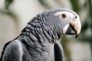 'jaco gray background white parrot isolated bird talking grey beak winged family human photogenic speech peeled imitation plan vertebrate africa black large big african talent onomatopeia paw tail'