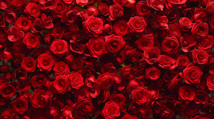 Enchanting Red Roses: A High-Resolution Background Blanket