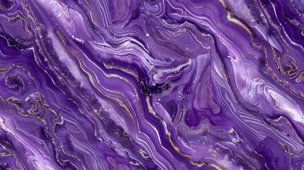 Seamless tileable purple marble background texture wallpaper. Generative AI