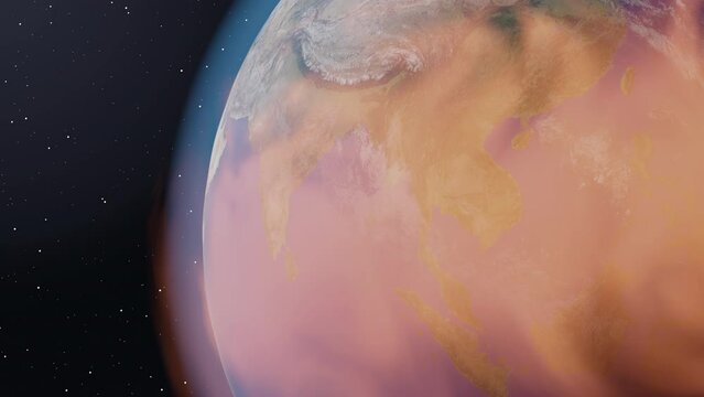 Heatwave impact on southeast Asia country. Elements of this image furnished by NASA