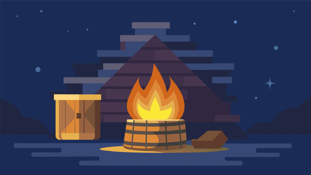 The gentle calming crackle of the saunas firewood and the faint glow of its embers encouraging a sense of comfort and coziness perfect for bedtime..