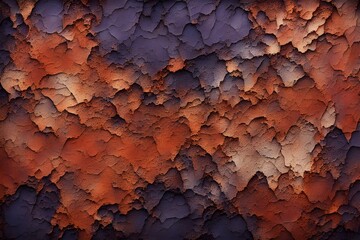 Fototapeta premium The image is a close up of a textured surface with a mix of colors