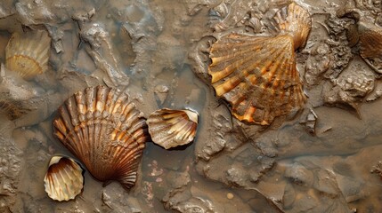Ancient Fossilized Seashells: Juxtaposing Past Marine Life Strength with Modern Vulnerability in Acidic Waters