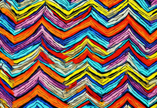 myth interiors chevron monster art snake mandala big