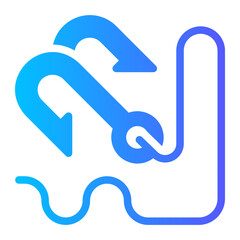 rope gradient icon