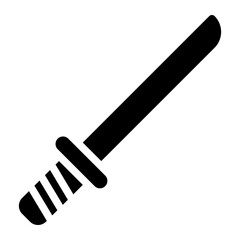 katana glyph icon