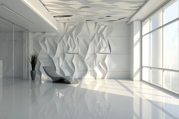 Abstract Space and Light: Contemporary Minimalist Design for Modern Business Interiors
