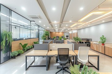 Urban Office Design: Crafting Bright and Airy Modern Work Environments