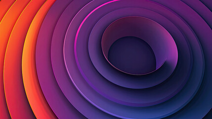 Abstract colorful background with dark spiral of purple and orange colors