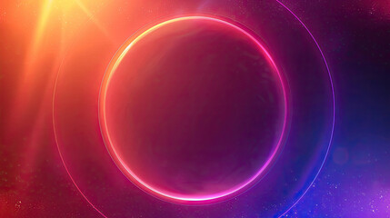 Abstract background with glowing circles