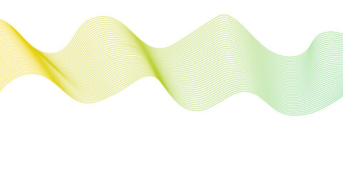 Abstract blend wave curve line and white background. Abstract wavy lines for science, music technology futuristic, banner, business, template, flyer design. wavy element concept lines backdrop.
