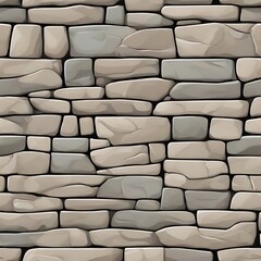 Seamless Faux Stone Wall Pattern Modern Mirage