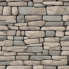 Fototapeta premium Seamless Faux Stone Wall Pattern Modern Mirage