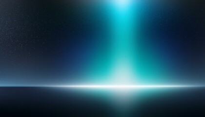 Enigmatic Brilliance: Illuminated Header with White, Teal Blue, and Black Gradient