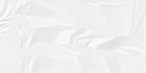 White crumpled paper background texture pattern overlay. wrinkled high resolution arts craft and Seamless white crumpled paper.
