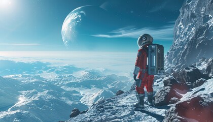 Exploration of Alien Worlds, Imagine astronauts exploring alien worlds beyond Earth