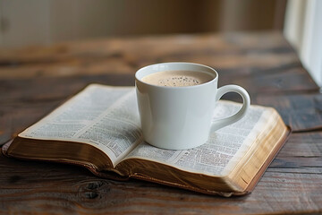 Personal Bible Study with a Cup of Coffee