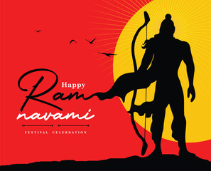 Ram Navami Creative Poster Template