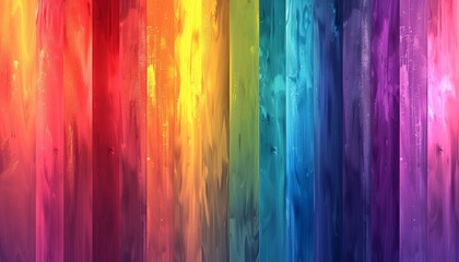 Rainbow abstract painting. Multicolor. Red orange yellow green blue indigo violet.