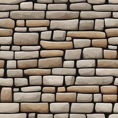 Fototapeta premium Stone Masonry Wall Natural Beauty Seamless Design