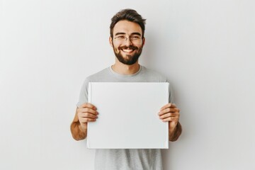 Friendly Delivery Men Presenting Packages with a Smile. Generative ai