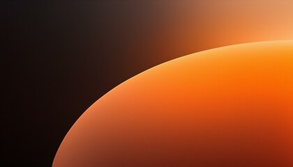Fiery Fusion: Orange and Black Gradient Background with Grainy Texture for Dynamic Web Banners - obrazy, fototapety, plakaty