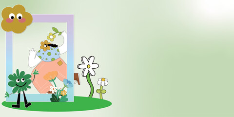 Cheerful Floral Animation