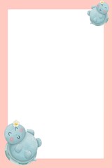 Animals sea background 