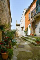 A street in Jelsi, a medieval village in Molise, Italy.