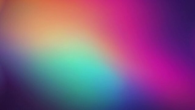 Dynamic grainy gradient animation, seamless loop background , colorful blurry gradient noise grainy
