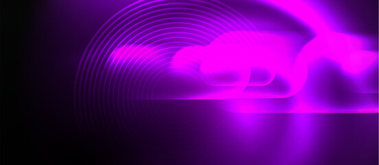 Shiny color neon glowing design. Vector Illustration For Wallpaper, Banner, Background, Card, Book Illustration, landing page