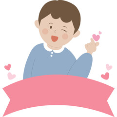 가정의달 귀여운 어린이 미소