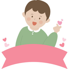 가정의달 귀여운 어린이 미소