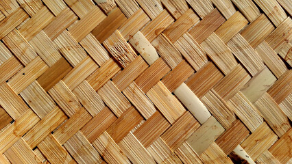 Handicrafts, natural product designs woven bamboo pattern